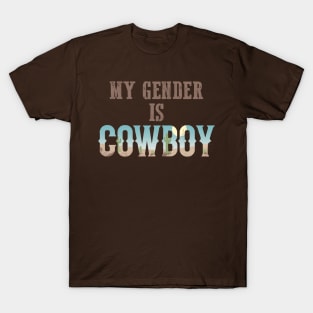 My Gender is Cowboy T-Shirt